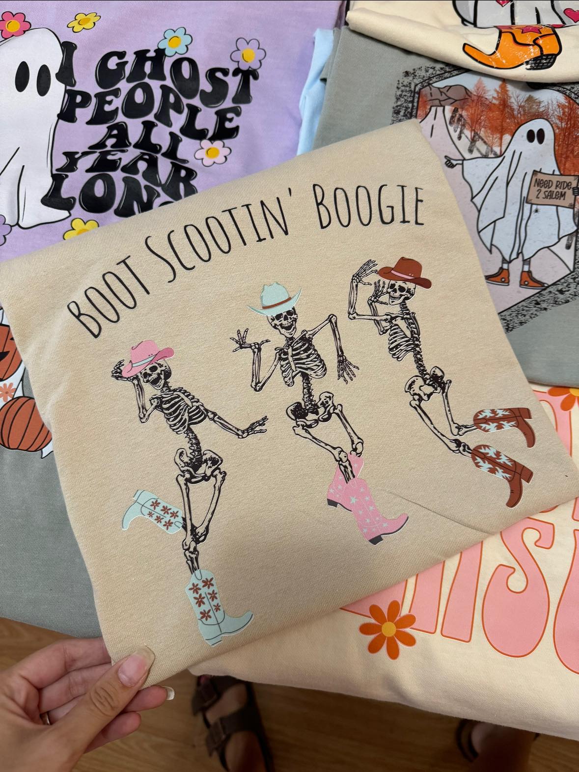BOOT SCOOTIN' BOOGIE SKELLIES T-SHIRT