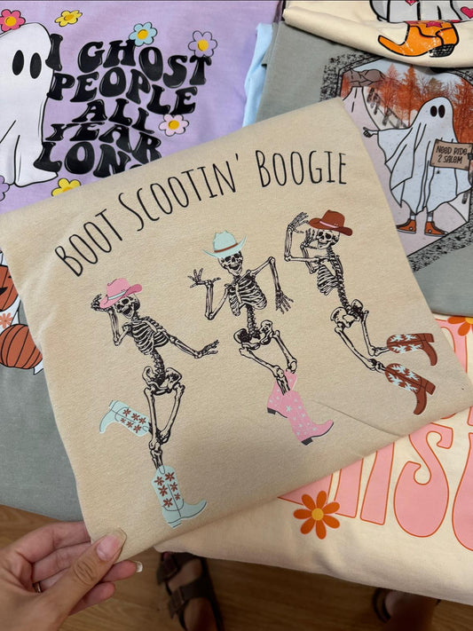 BOOT SCOOTIN' BOOGIE SKELLIES T-SHIRT