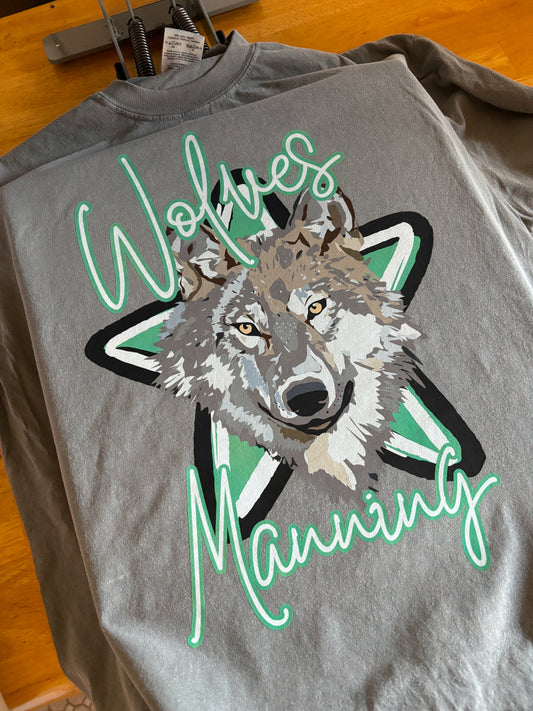 Manning IKM Wolves Star Mascot Apparel